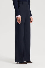 Trousers | Women Scanlan Theodore CHALK STRIPE TAILORED TROUSER Navy