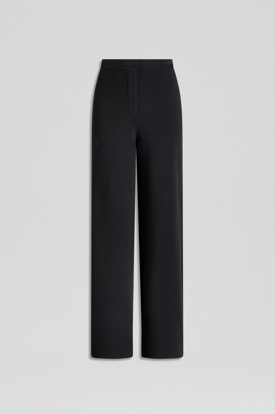 Trousers | Women Scanlan Theodore CREPE KNIT TROUSER Black