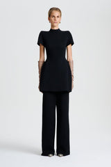 Trousers | Women Scanlan Theodore CREPE KNIT TROUSER Black