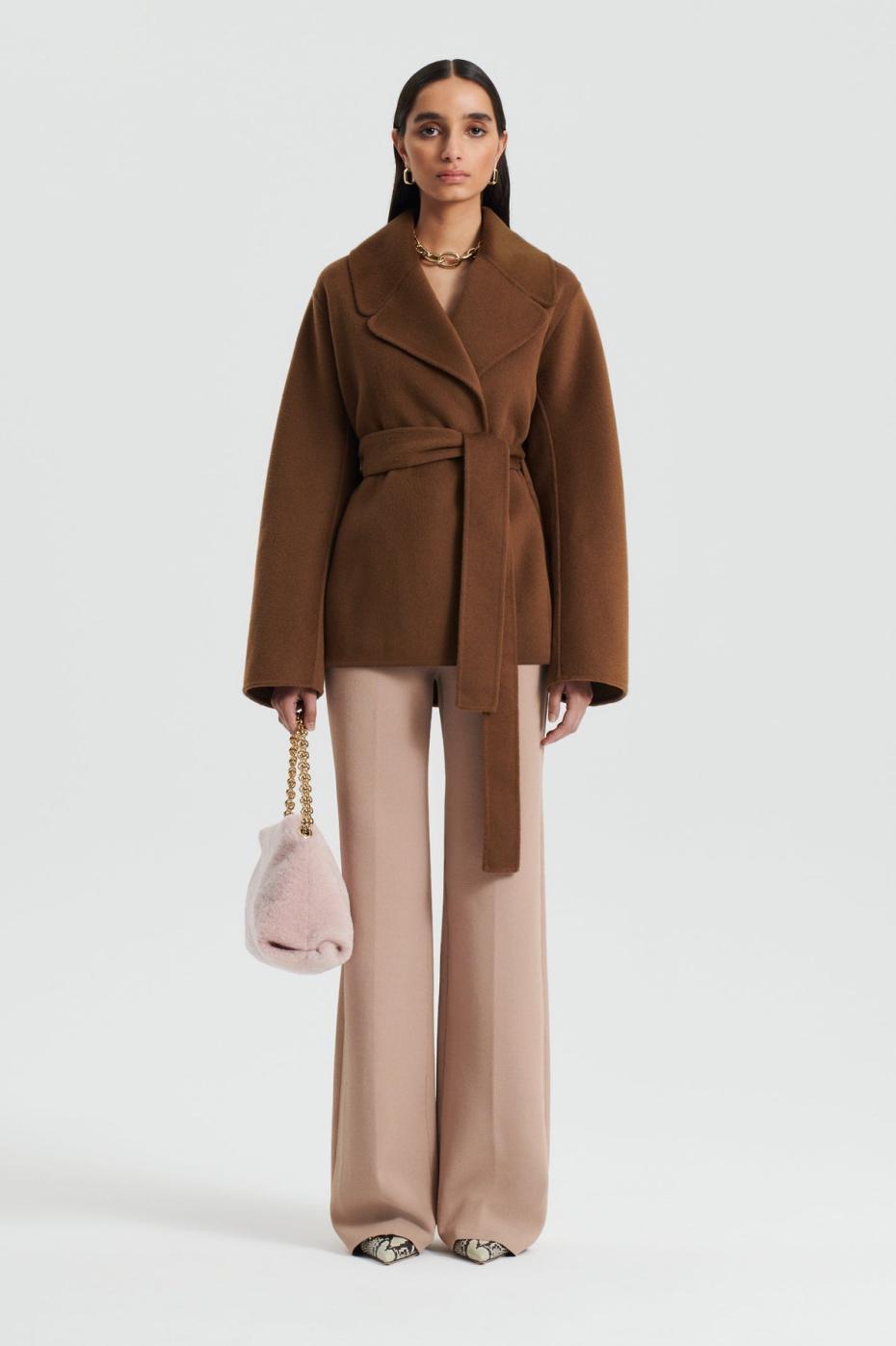 Trousers | Women Scanlan Theodore CREPE KNIT TROUSER Oat