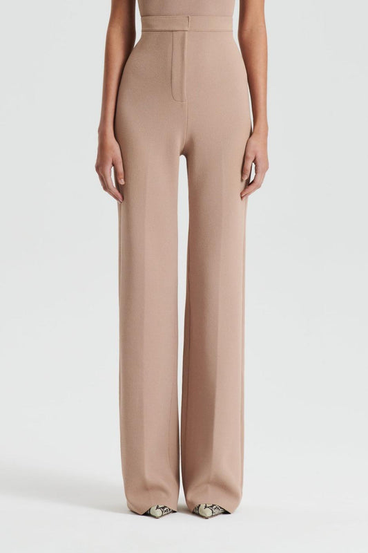 Trousers | Women Scanlan Theodore CREPE KNIT TROUSER Oat