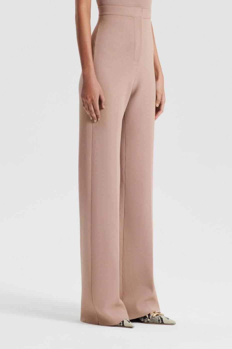 Trousers | Women Scanlan Theodore CREPE KNIT TROUSER Oat