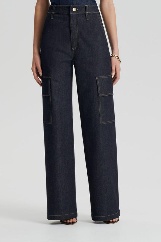 Trousers | Women Scanlan Theodore DENIM CARGO JEAN Indigo 12.75