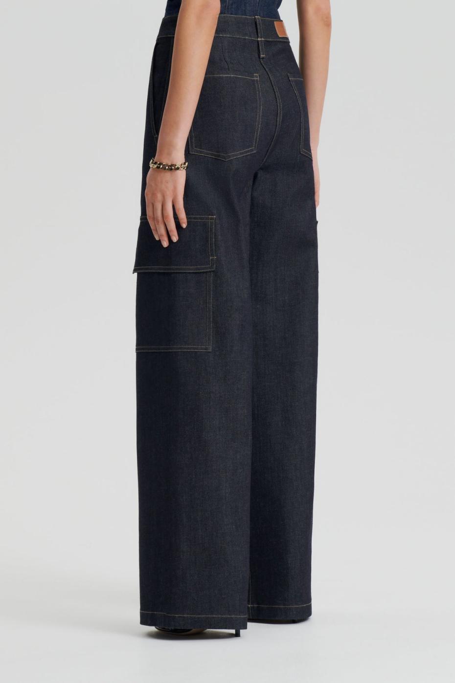 Trousers | Women Scanlan Theodore DENIM CARGO JEAN Indigo 12.75