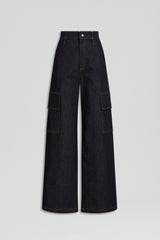 Trousers | Women Scanlan Theodore DENIM CARGO JEAN Indigo 12.75