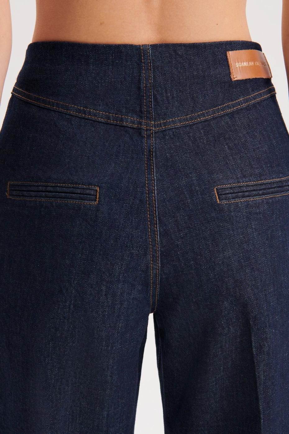 Trousers | Women Scanlan Theodore DENIM CROPPED JEAN Indigo.b
