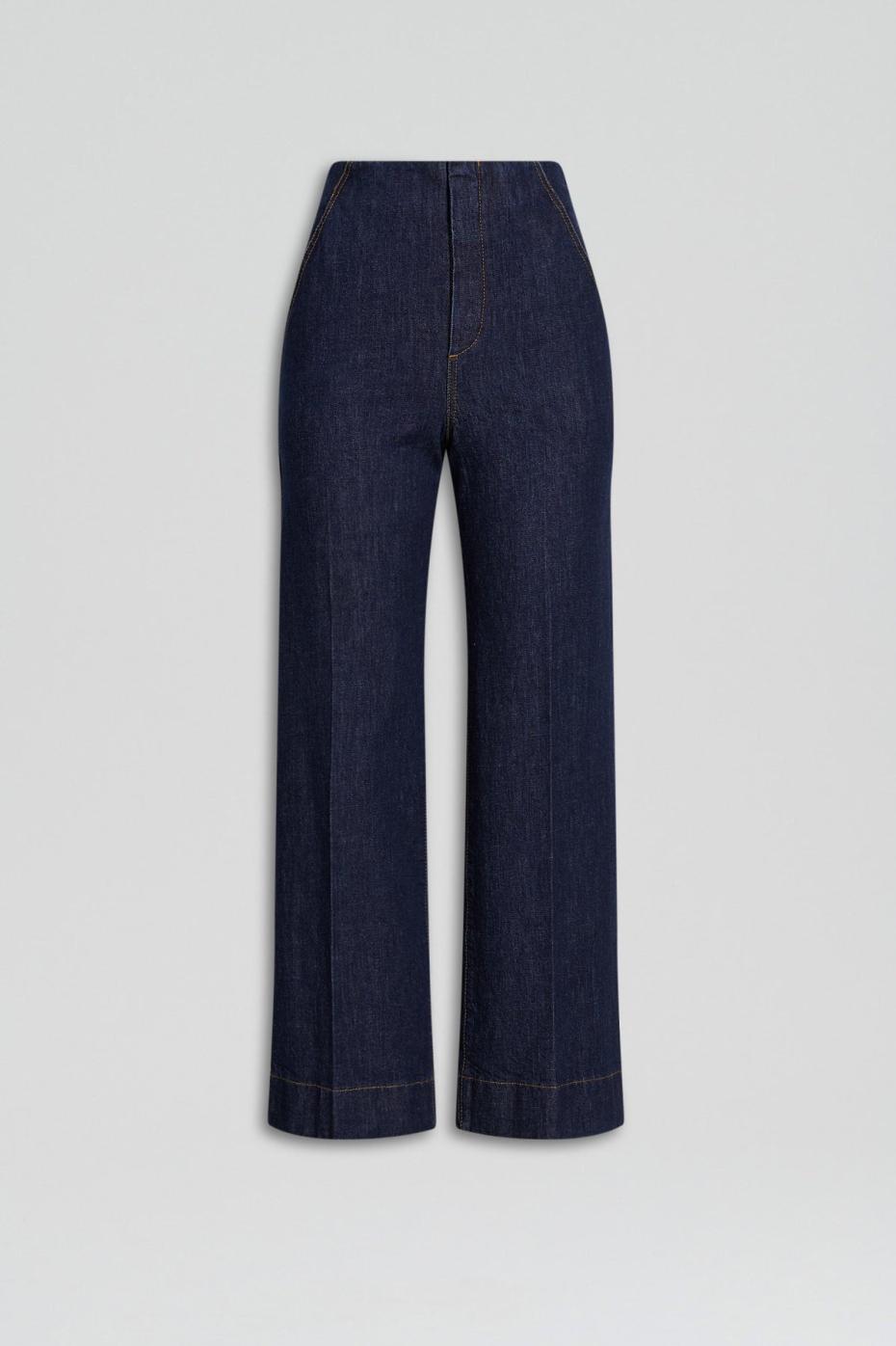 Trousers | Women Scanlan Theodore DENIM CROPPED JEAN Indigo.b