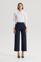 Trousers | Women Scanlan Theodore DENIM CROPPED JEAN Indigo.b