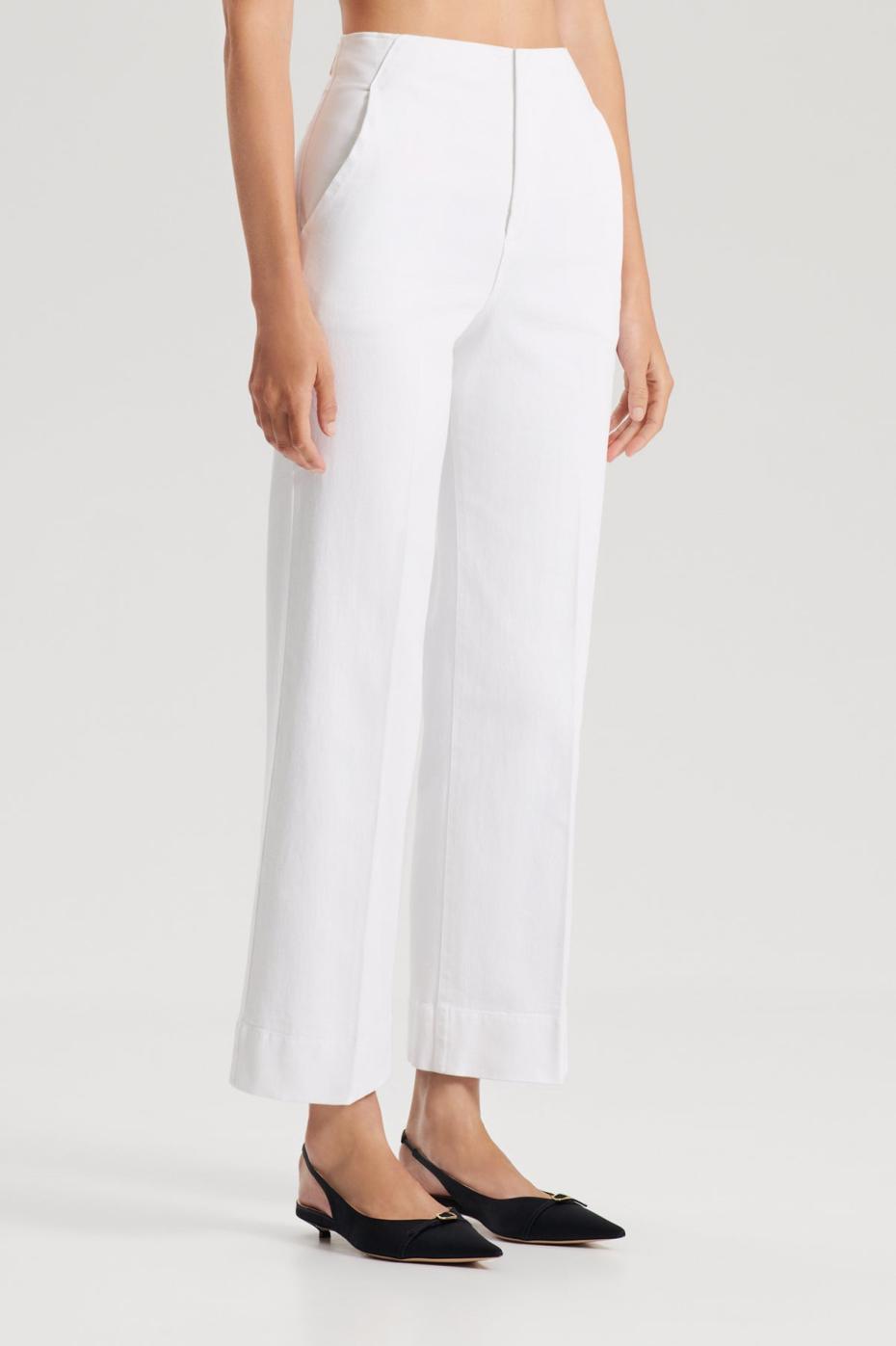 Trousers | Women Scanlan Theodore DENIM CROPPED JEAN White