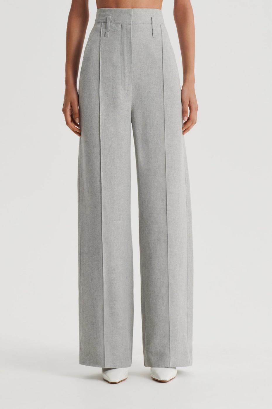Trousers | Women Scanlan Theodore DRAPED TAILORED TROUSER Pale.grey