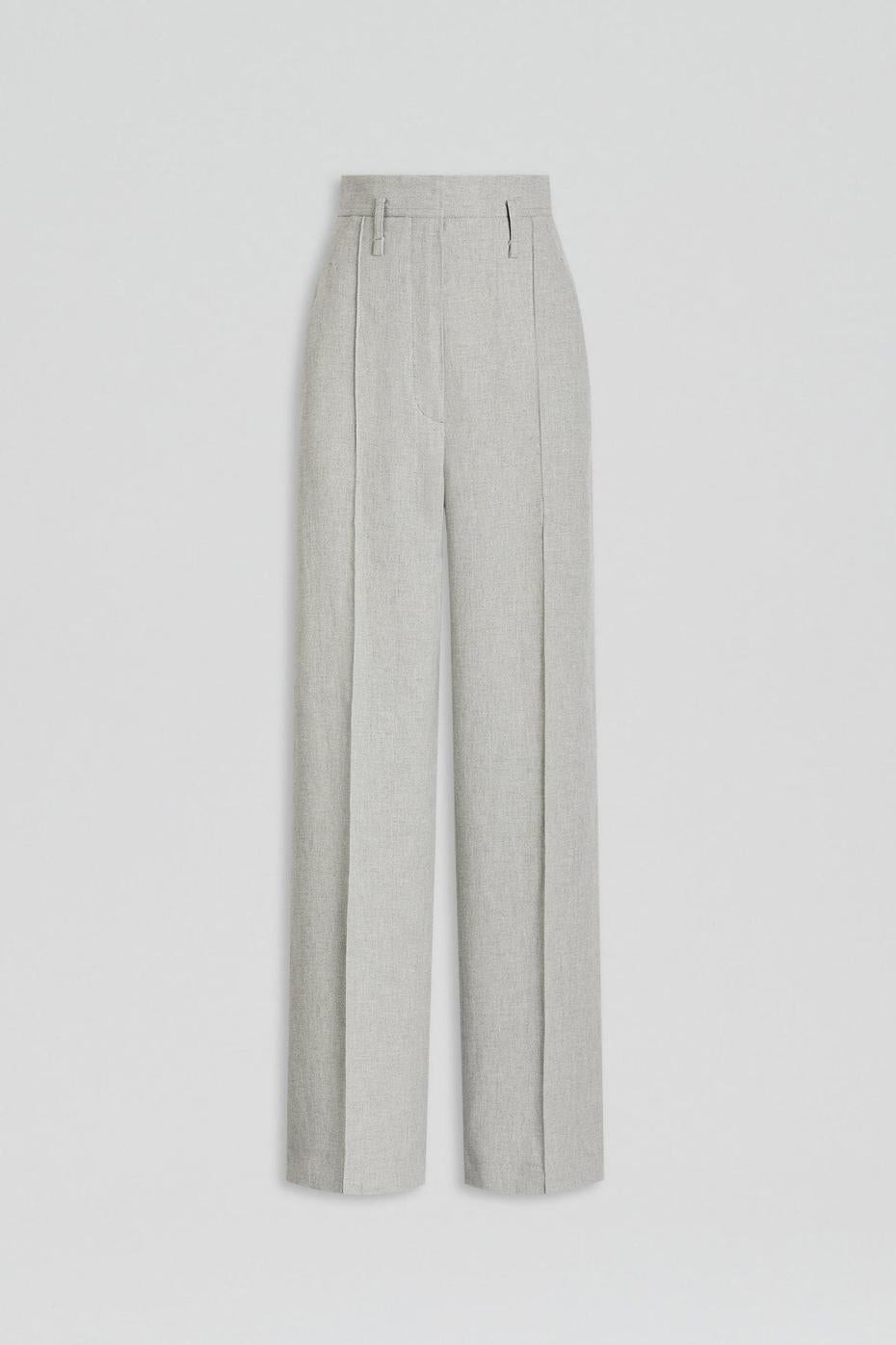 Trousers | Women Scanlan Theodore DRAPED TAILORED TROUSER Pale.grey