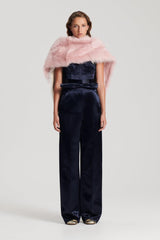 Trousers | Women Scanlan Theodore FRENCH SATIN TROUSER Ink
