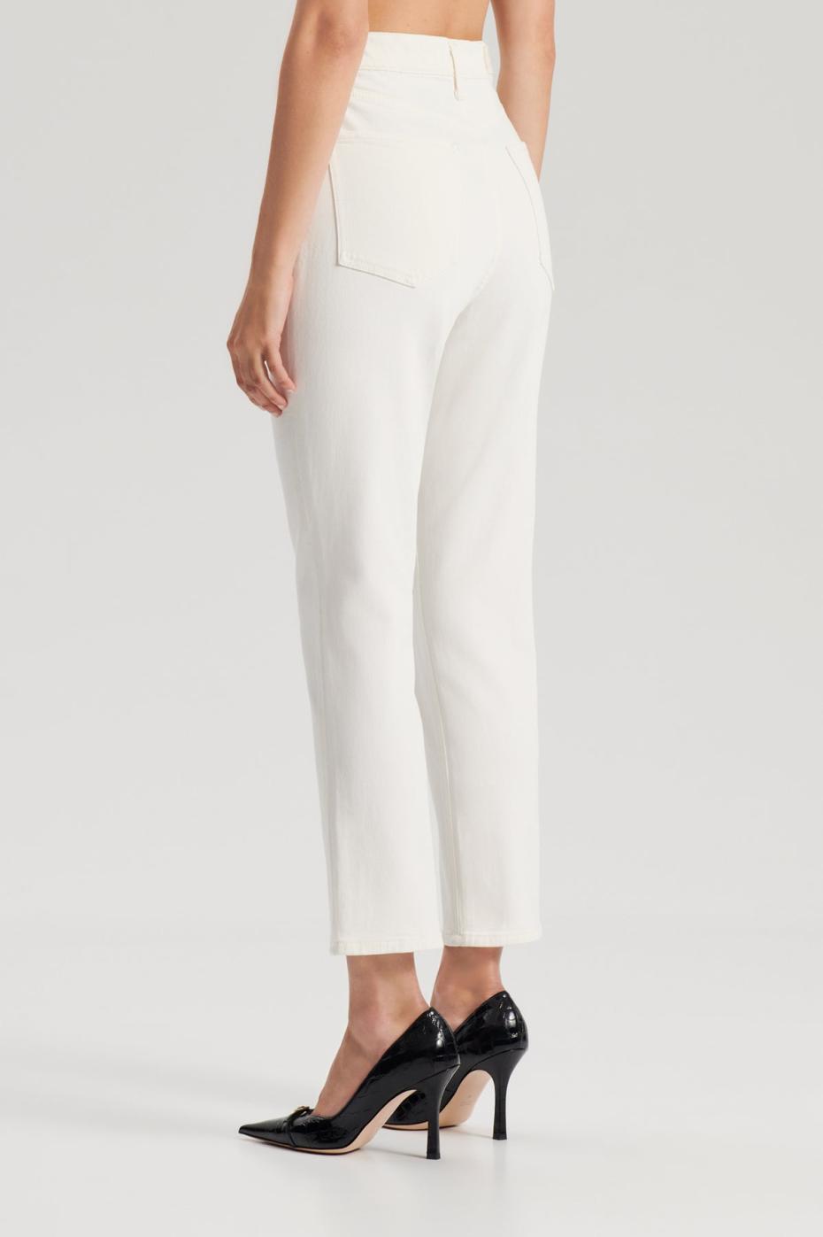 Trousers | Women Scanlan Theodore HIGH RISE STRAIGHT CROP JEAN Natural.11.5