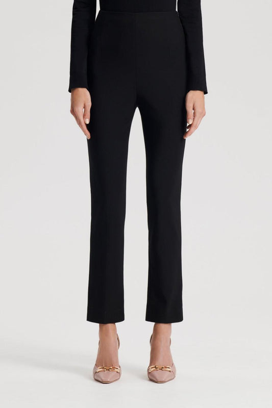 Trousers | Women Scanlan Theodore ITALIAN HIGHWAIST SLIM TROUSER Black