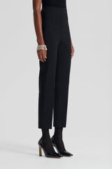 Trousers | Women Scanlan Theodore ITALIAN HIGHWAIST SLIM TROUSER Black