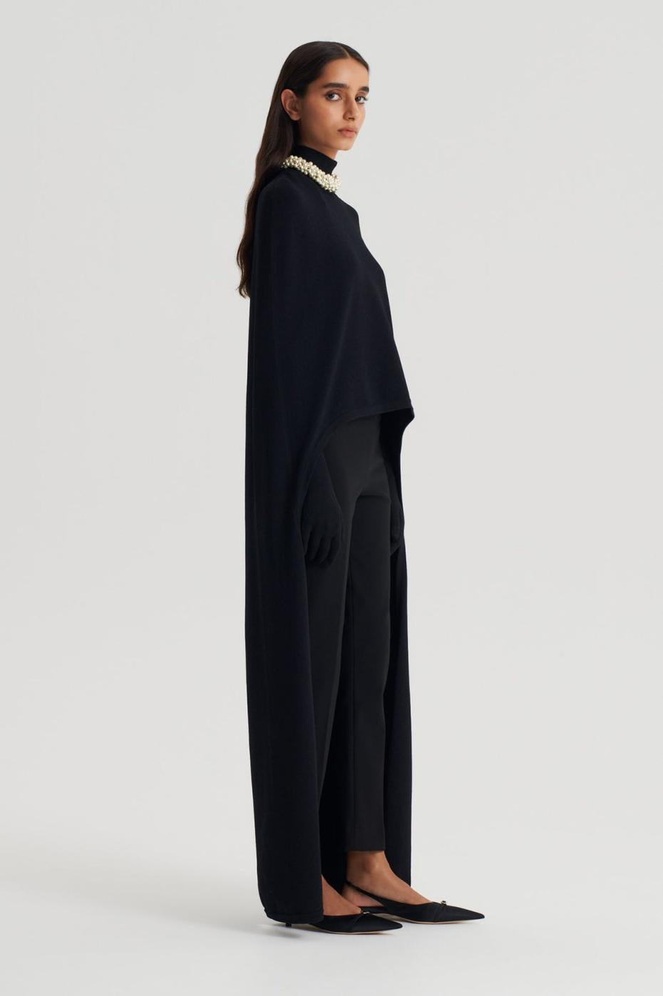 Trousers | Women Scanlan Theodore ITALIAN HIGHWAIST SLIM TROUSER Black