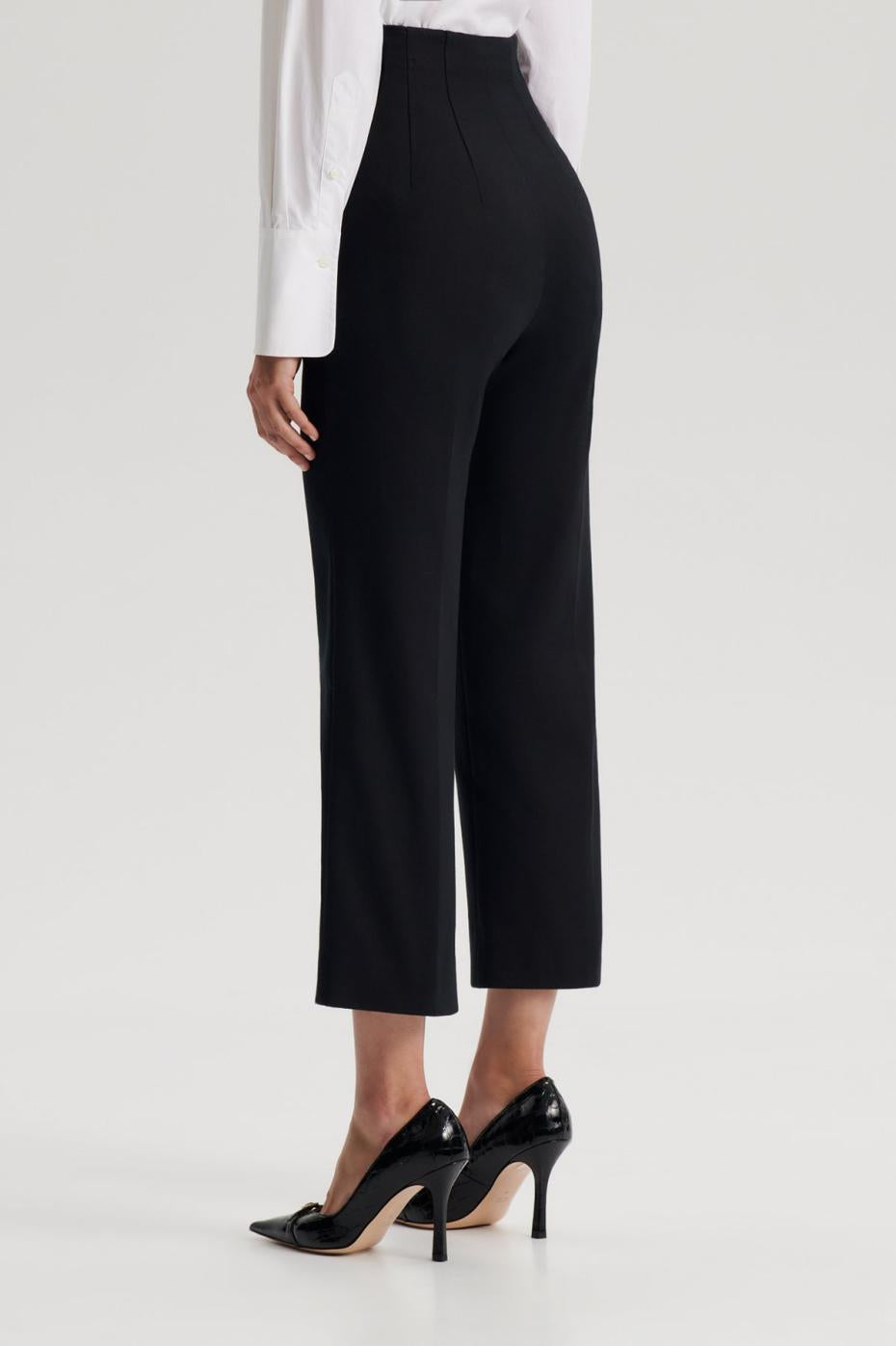 Trousers | Women Scanlan Theodore MERCERISED COTTON TROUSER Black
