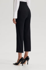 Trousers | Women Scanlan Theodore MERCERISED COTTON TROUSER Black