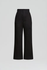 Trousers | Women Scanlan Theodore MERCERISED COTTON TROUSER Black
