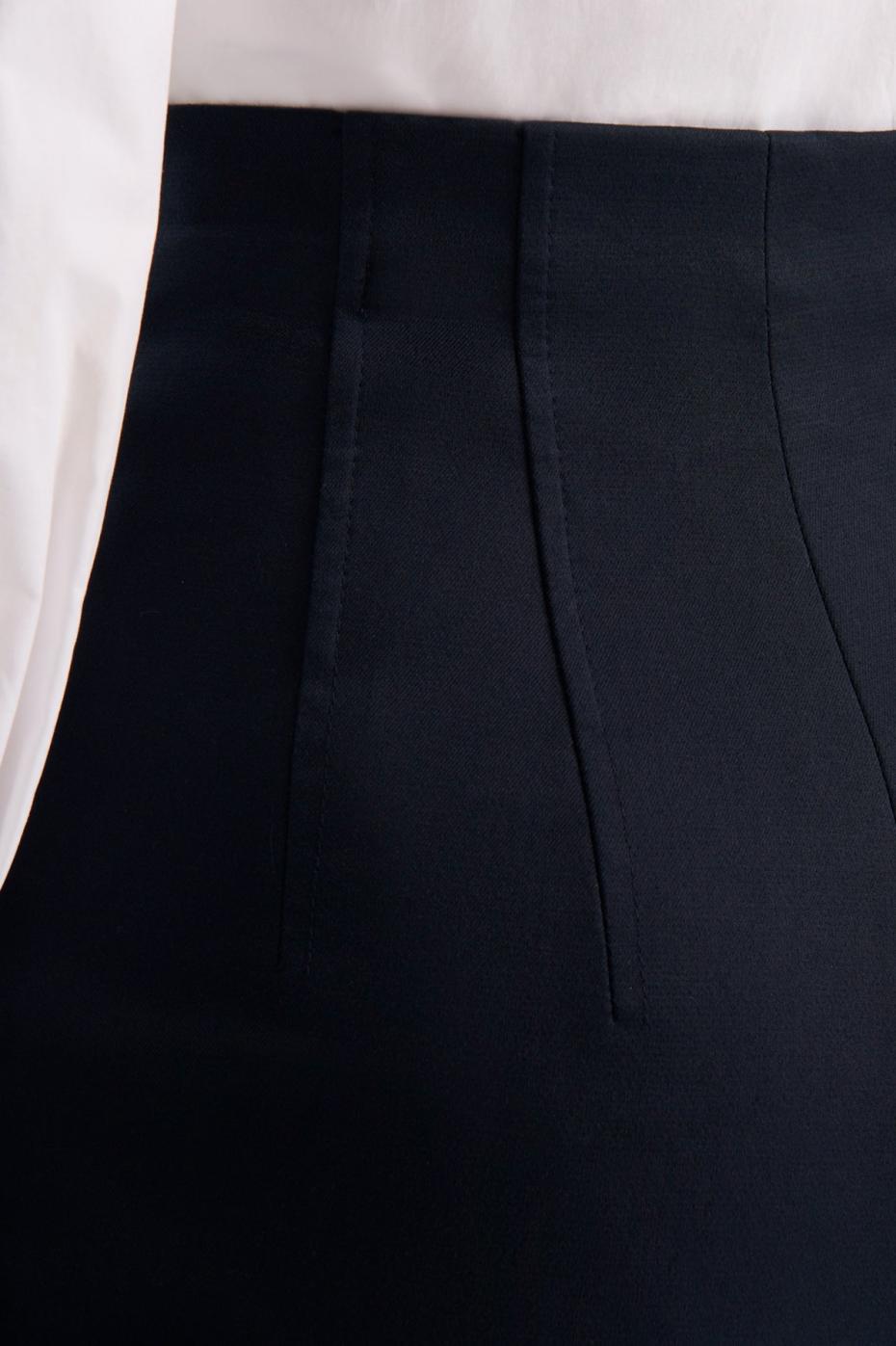Trousers | Women Scanlan Theodore MERCERISED COTTON TROUSER Navy
