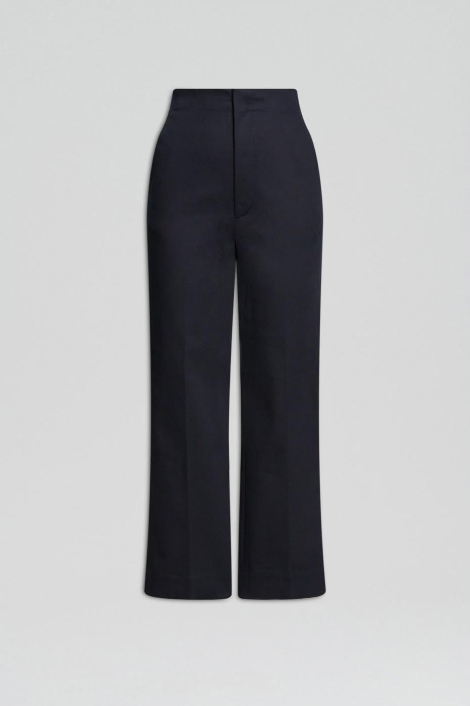 Trousers | Women Scanlan Theodore MERCERISED COTTON TROUSER Navy