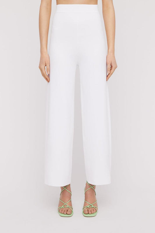 Trousers | Women Scanlan Theodore MICRO CREPE CROP TROUSER 18 White
