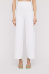 Trousers | Women Scanlan Theodore MICRO CREPE CROP TROUSER 18 White