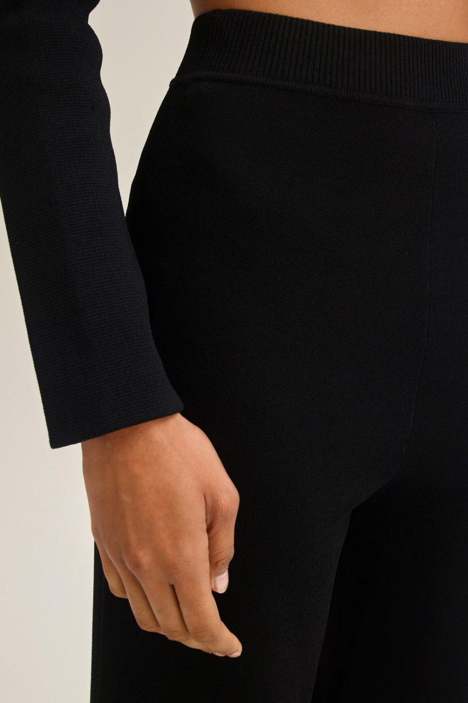 Trousers | Women Scanlan Theodore MICRO CREPE CROP TROUSER Black