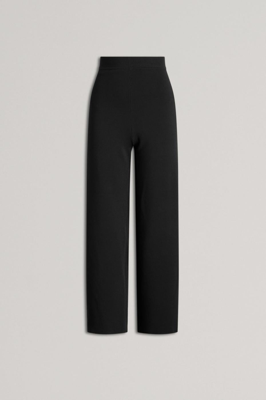 Trousers | Women Scanlan Theodore MICRO CREPE CROP TROUSER Black
