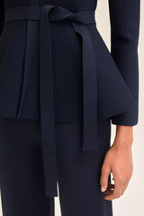 Trousers | Women Scanlan Theodore MICRO CREPE CROP TROUSER Navy