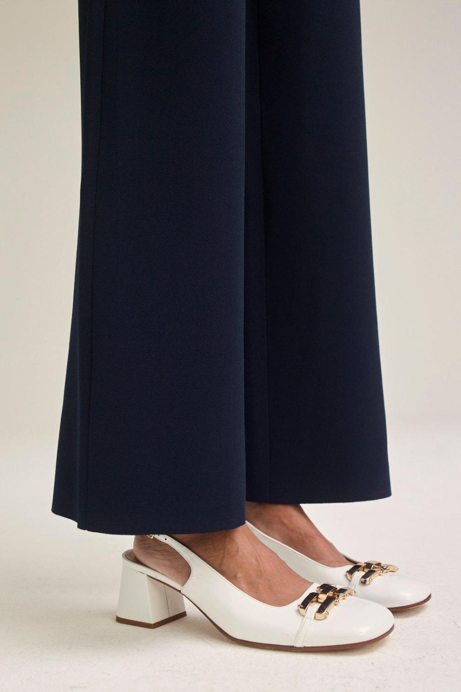 Trousers | Women Scanlan Theodore MICRO CREPE CROP TROUSER Navy
