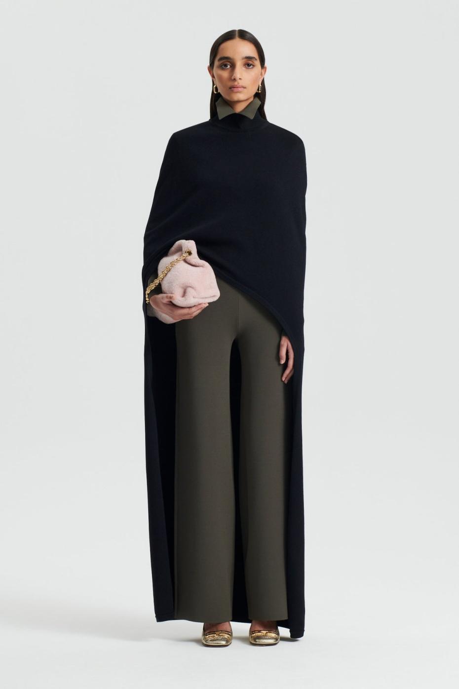 Trousers | Women Scanlan Theodore MICRO CREPE KNIT TROUSER Safari