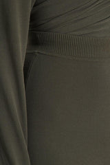 Trousers | Women Scanlan Theodore MICRO CREPE KNIT TROUSER Safari