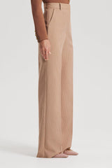 Trousers | Women Scanlan Theodore PLAID TAILORED TROUSER Caramel
