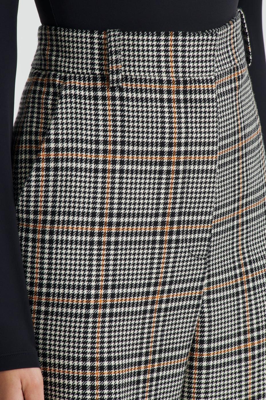 Trousers | Women Scanlan Theodore PLAID TROUSER Black.white