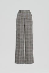 Trousers | Women Scanlan Theodore PLAID TROUSER Black.white