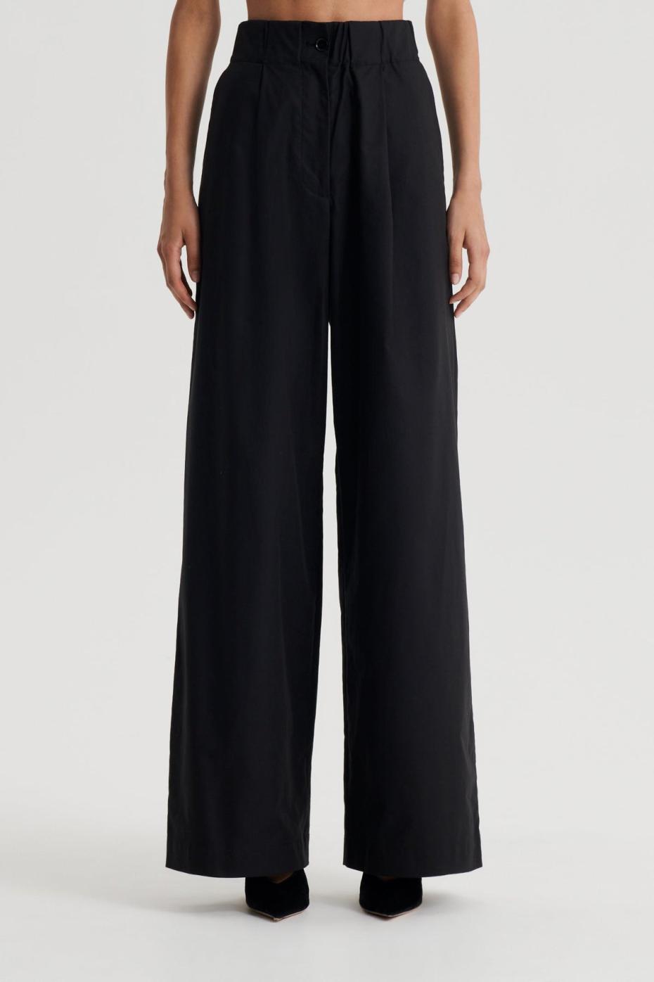 Trousers | Women Scanlan Theodore PLEAT CARGO TROUSER Black