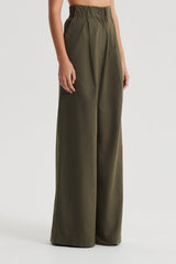 Trousers | Women Scanlan Theodore PLEAT CARGO TROUSER Jungle