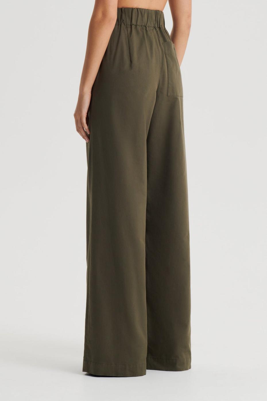 Trousers | Women Scanlan Theodore PLEAT CARGO TROUSER Jungle