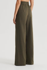 Trousers | Women Scanlan Theodore PLEAT CARGO TROUSER Jungle