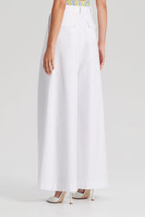 Trousers | Women Scanlan Theodore PLEAT DRAPE LEG TROUSER Optical.white