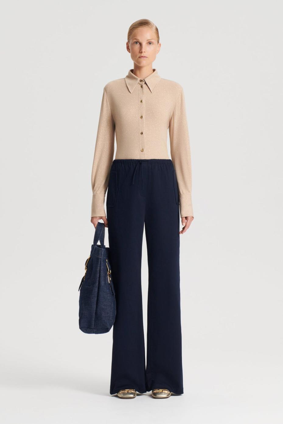 Trousers | Women Scanlan Theodore POCKET CARGO Navy