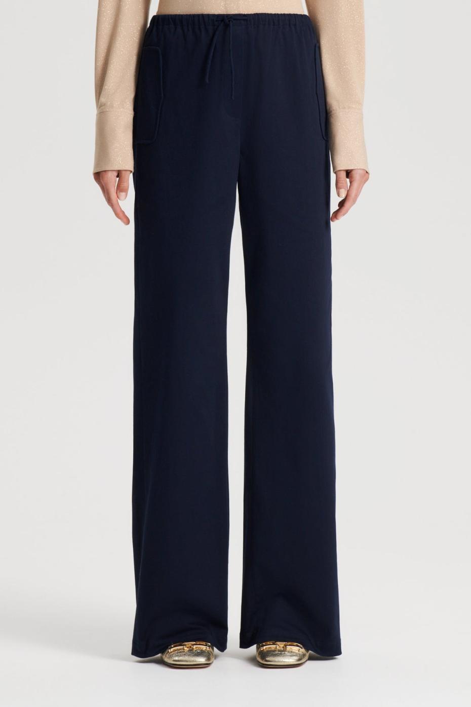 Trousers | Women Scanlan Theodore POCKET CARGO Navy