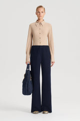 Trousers | Women Scanlan Theodore POCKET CARGO Navy