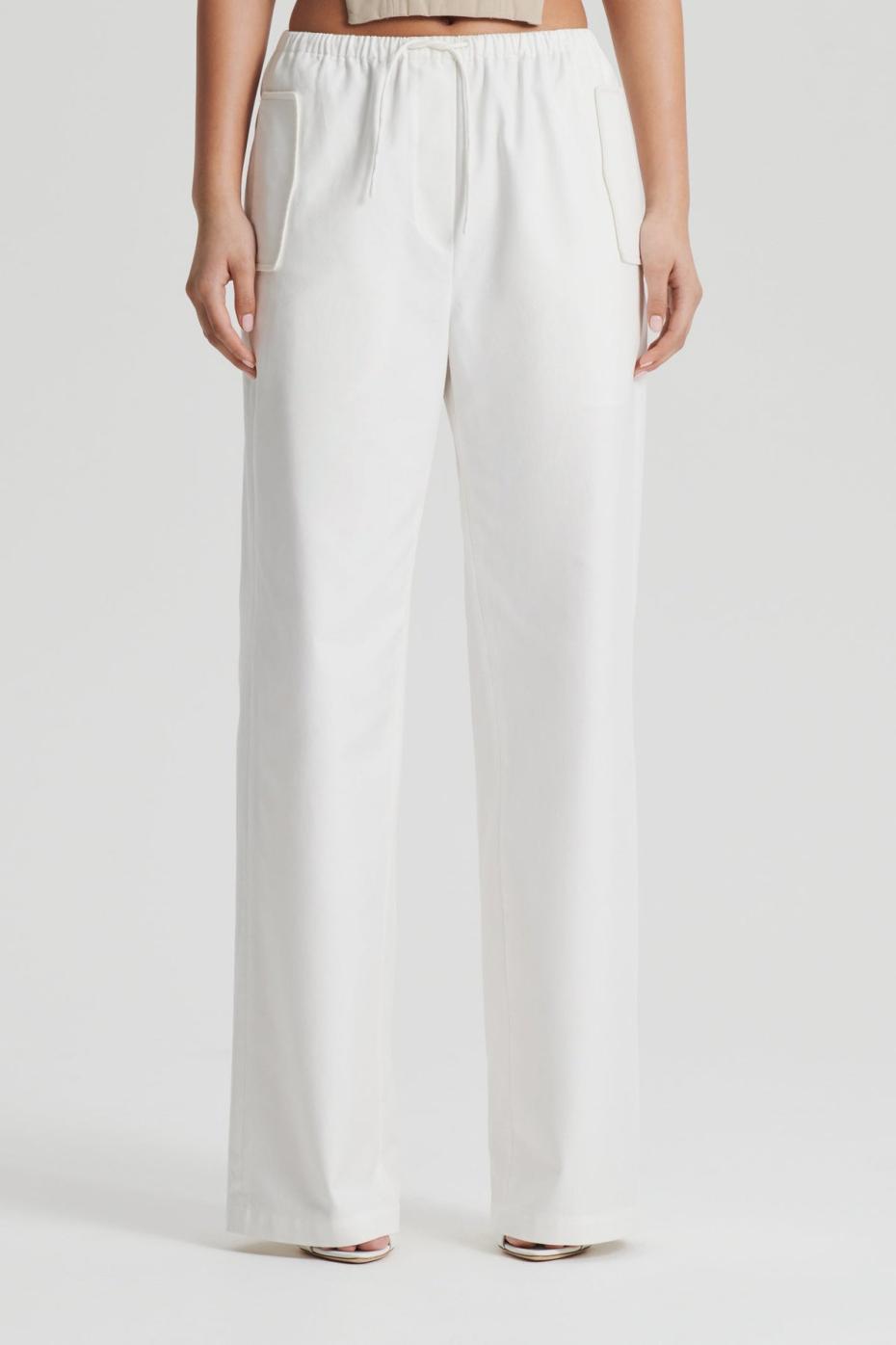 Trousers | Women Scanlan Theodore POCKET CARGO White