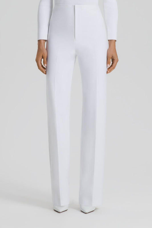 Trousers | Women Scanlan Theodore TAILORED CREPE TROUSER White