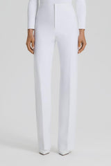 Trousers | Women Scanlan Theodore TAILORED CREPE TROUSER White