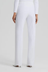 Trousers | Women Scanlan Theodore TAILORED CREPE TROUSER White