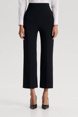 Trousers | Women Scanlan Theodore TAILORED CROP HIGH WAIST TROUSER Black