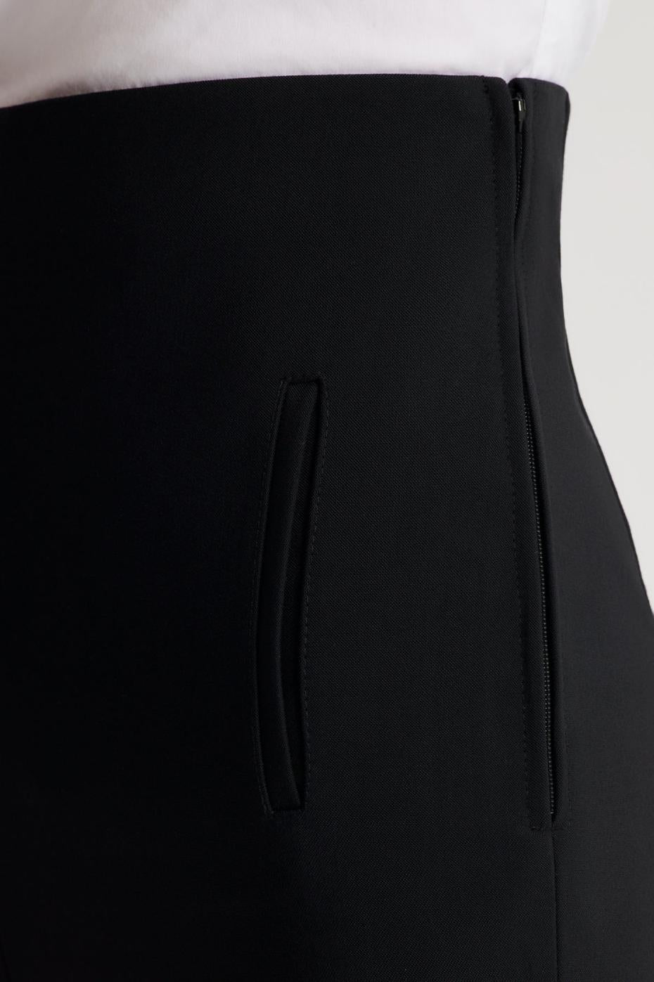 Trousers | Women Scanlan Theodore TAILORED CROP HIGH WAIST TROUSER Black